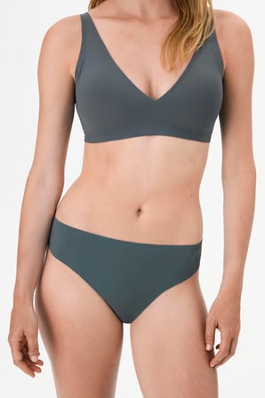 İz Bırakmaz Gri Fit Brazilian Külot