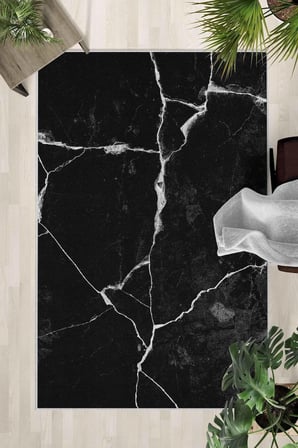 Kaymaz Taban Yıkanabilir Halı – Mutfak, Salon, Yatak Odası için Modern Dijital Baskı Halı (SLNHAL97)