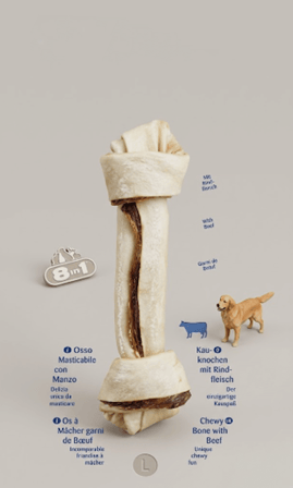 8in1 Beef Delight Bones Large Büyük Köpek Ödül K 6 Adet
