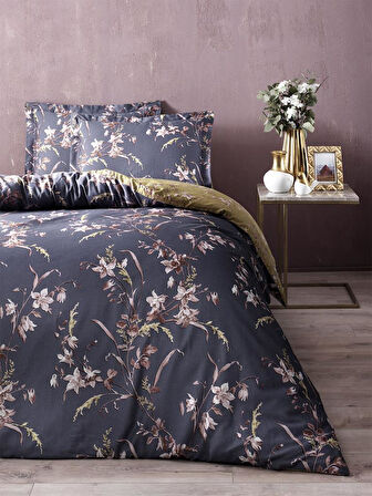 Nevresım Takımı Saten  Linen Serisi Terra 160X220 