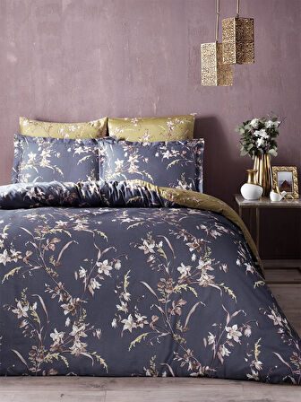 Nevresım Takımı Saten  Linen Serisi Terra 160X220 