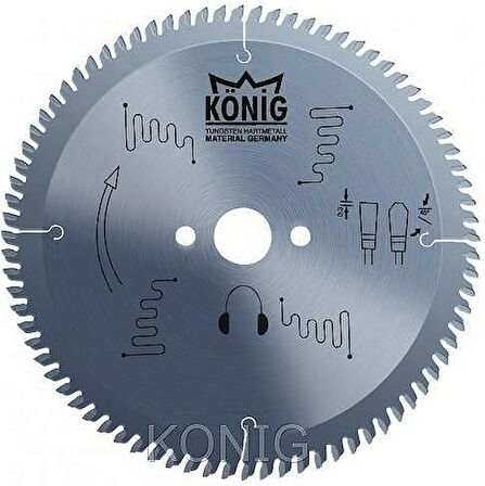 König 300x3,2x30 Z96 Alüminyum Testere