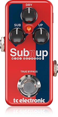 Tc Electronic Sub'n'Up Mini Octaver Kolay Özel Efektler için Gelişmiş Poliponik Oktav Motoru ve TonePrint-Etkin Teknolojiye Sahip Son Derece Popüler Sub 'N' Up Octaver'ın Kompakt Versiyonu