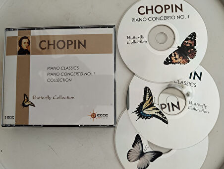 Chopin ‎– Piano Classics, Piano Concerto No.1, Collection - 2010 Türkiye Basım 2. El 3XCD Albüm