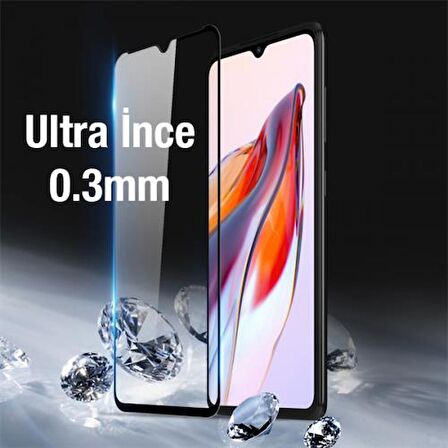 Coofbe 9H 0.3MM İnce Full HD Cam Xiaomi Xiaomi Redmi 11A 12C Ekran Koruyucu Poco C55 Ekran Koruyucu