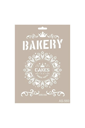 As560 - A4 Stencil Bakery