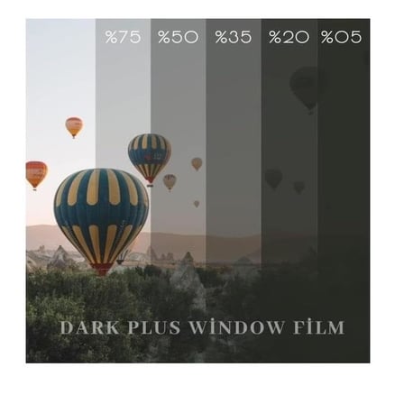 Seri A Black %15 Işık Geçirgen Araç Cam Filmi 152 x 5 Metre