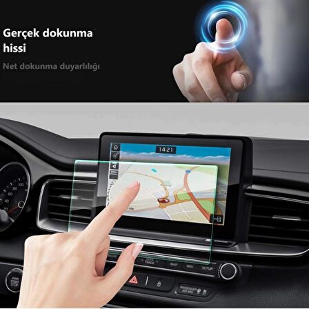 Kia Ceed SW 8 İnç Multimedya Ekran Koruyucu Nano Şeffaf