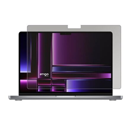 Engo Apple  MacBook Pro Uyumlu M2 Max 14.2" Hayalet Ekran Koruyucu 