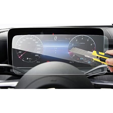 Mercedes EQE 350+ 12.3 İnç Dijital Gösterge Ekran Koruyucu