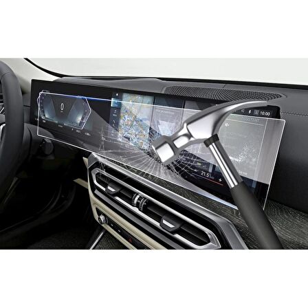 BMW i5 Ekran Koruyucu Şeffaf Nano Tam Kaplama Tek Parça
