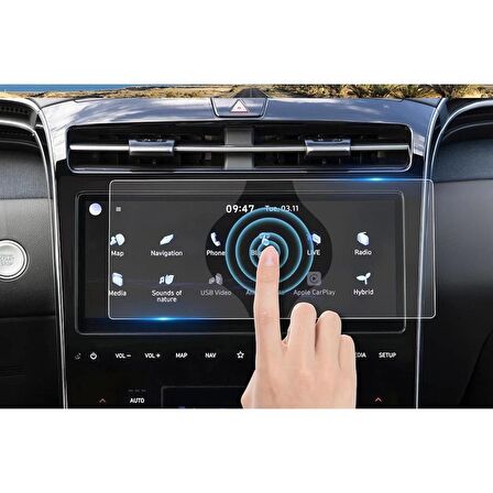 Hyundai Tucson 10.25 İnç Multimedya Ekran Koruyucu 2021