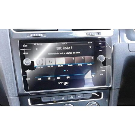 Volkswagen Polo 8 İnç Mat Ekran Koruyucu Multimedya Şeffaf