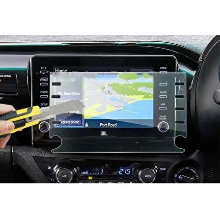 Toyota Yaris 8 İnç Multimedya Ekran Koruyucu Navigasyon