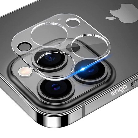 Apple iPhone 15 Pro Kamera Lens Koruyucu Şeffaf Temperli
