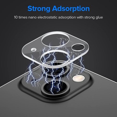 Apple iPhone 15 Plus Kamera Lens Koruyucu Şeffaf Temperli