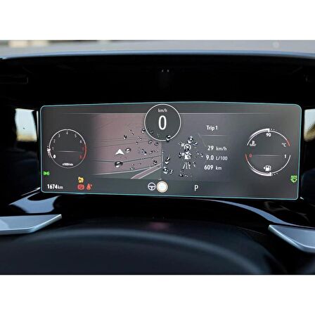 Opel Grandland GS Mat Ekran Koruyucu Dijital Gösterge 12 İnç