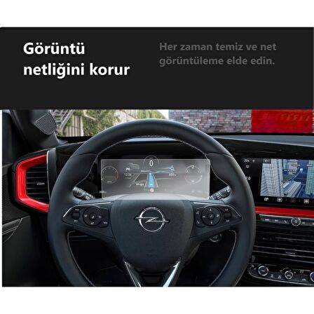 Opel Mokka GS Mat Ekran Koruyucu Dijital Gösterge 12 İnç 