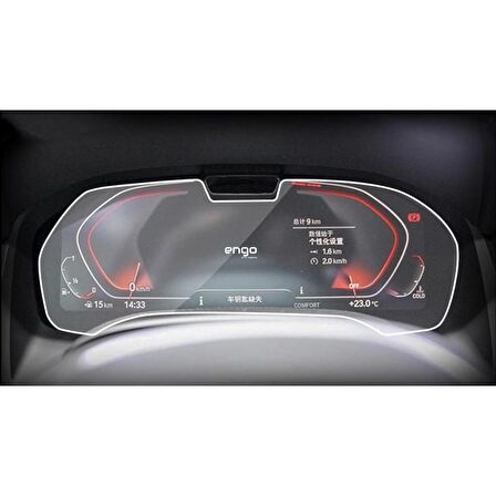 BMW 520i G30 Mat Ekran Koruyucu Şeffaf Dijital Gösterge