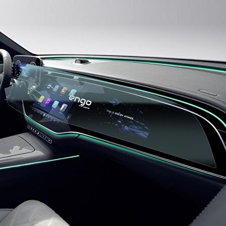 Mercedes E180 Ekran Koruyucu Multimedya + Yolcu Ekranı W214