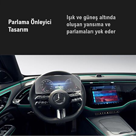 Mercedes E180 Gösterge Paneli Mat Ekran Koruyucu W214