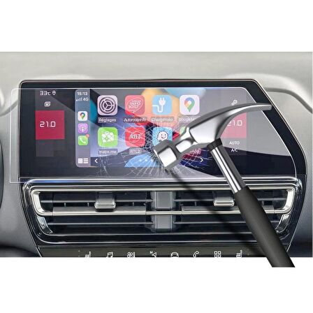 Citroen C5 Aircross 10 İnç Mat Ekran Koruyucu Multimedya
