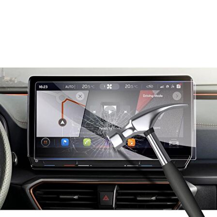 Cupra Formentor 12 inç Multimedya Ekran Koruyucu Şeffaf 