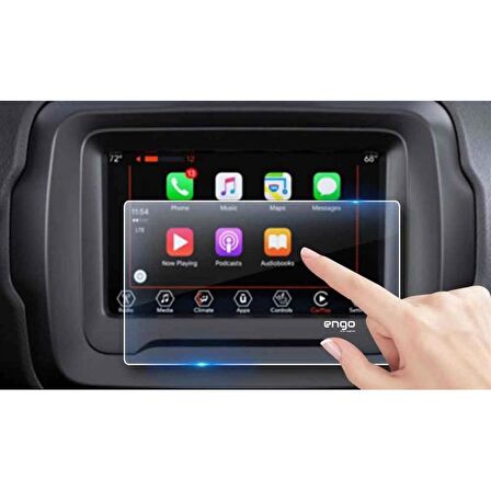 Jeep Renegade Longitude 7 inç Ekran Koruyucu Nano Şeffaf