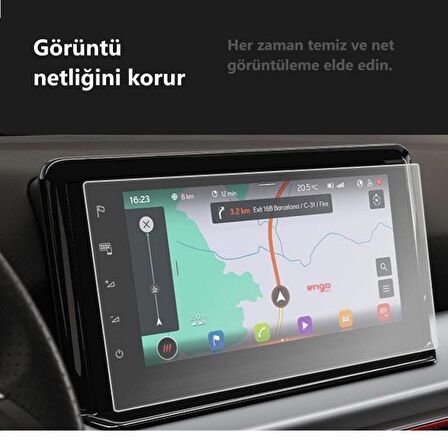 Seat Tarraco 9.2 inç FR Mat Ekran Koruyucu Multimedya Şeffaf