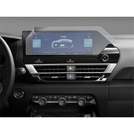 Citroen C4 10 İnç Mat Ekran Koruyucu Multimedya Şeffaf