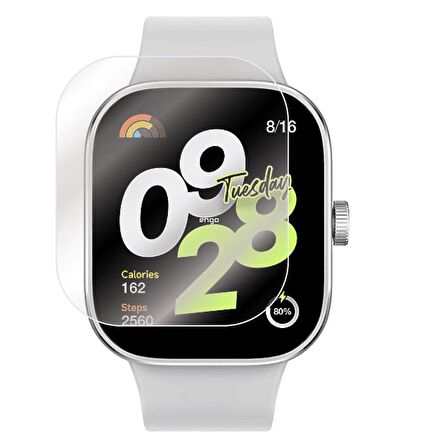 Xiaomi Redmi Watch 4 Ekran Koruyucu TPU Film Şeffaf 2 Adet