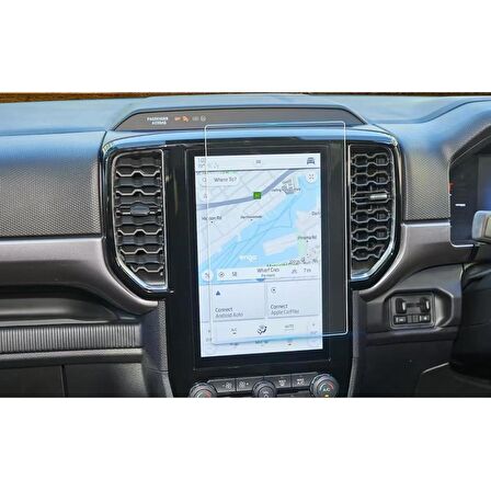 Ford Ranger 12 inç Ekran Koruyucu Multimedya Şeffaf