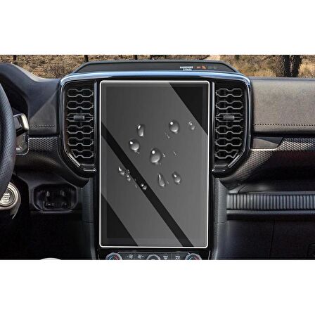Ford Ranger 12 inç Mat Ekran Koruyucu Multimedya Şeffaf