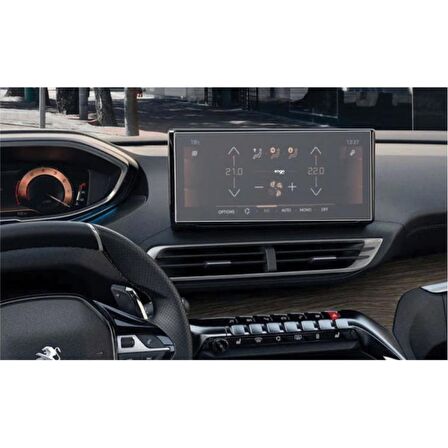 Peugeot 5008 10 inç Mat Ekran Koruyucu Multimedya Şeffaf 