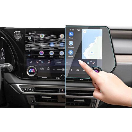 Lexus RX 14 inç Ekran Koruyucu Multimedya Navigasyon Şeffaf