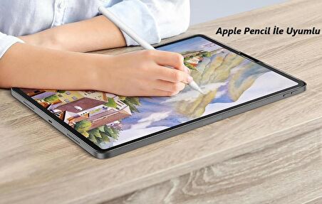 Apple iPad Pro 13 inç Mat Ekran Koruyucu Şeffaf 2024