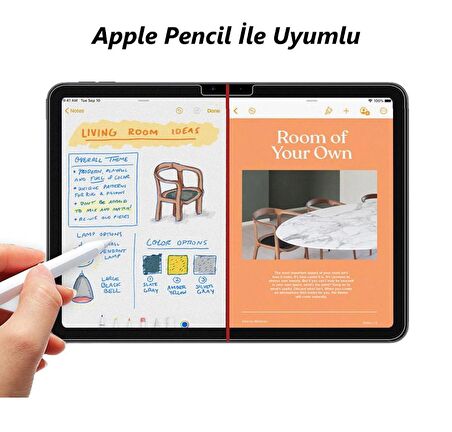Apple iPad Air 11 inç Ekran Koruyucu Paperlike Kağıt Hissi