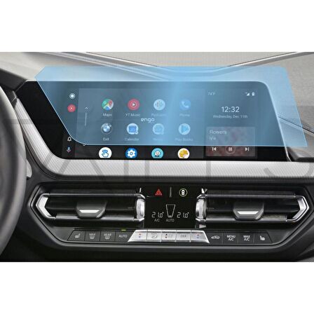 BMW 218i 10.25 inç Multimedya Ekran Koruyucu Şeffaf Nano