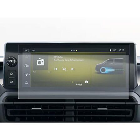 Opel Vivaro 10 inç Mat Ekran Koruyucu Multimedya Şeffaf 