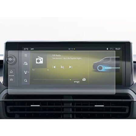 Opel Vivaro 10 inç Mat Ekran Koruyucu Multimedya Şeffaf 