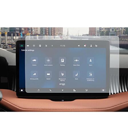 Skoda Superb 13 inç Mat Ekran Koruyucu Multimedya Şeffaf