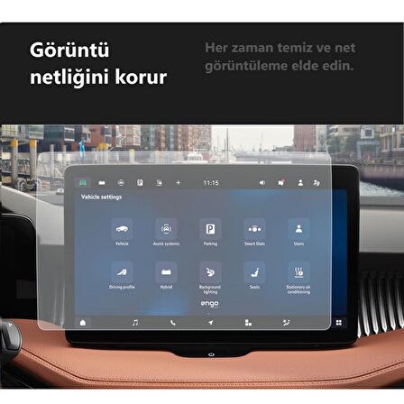 Skoda Superb 13 inç Mat Ekran Koruyucu Multimedya Şeffaf