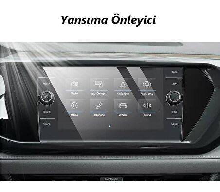 Volkswagen Taigo 8 inç Multimedya Mat Ekran Koruyucu