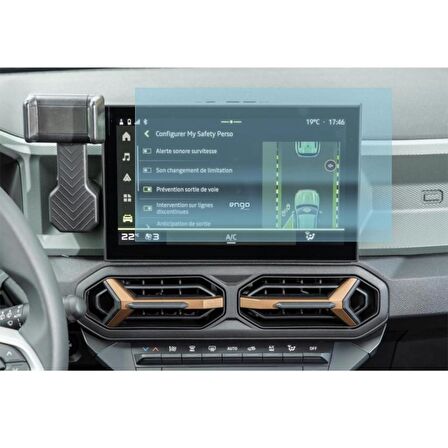 Renault Duster E-Tech 10.1 inç Ekran Koruyucu Multimedya