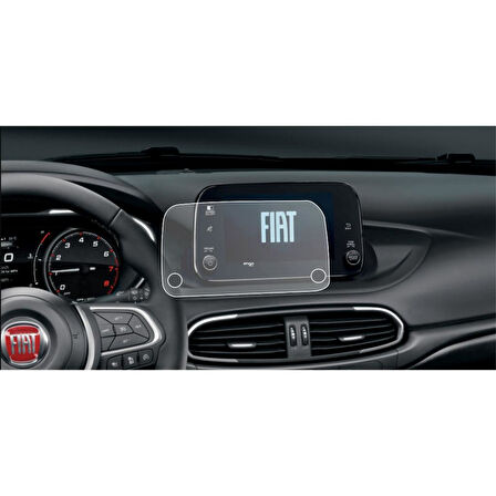 Fiat Egea Easy 7 inç Mat Ekran Koruyucu Multimedya