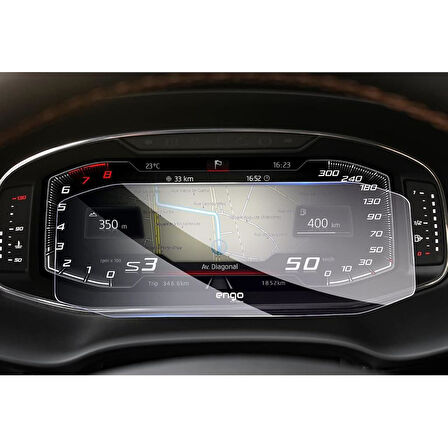 Seat Leon 10.25 inç Ekran Koruyucu Dijital Gösterge