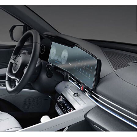 Hyundai Elantra Ekran Koruyucu Dijital Gösterge Multimedya