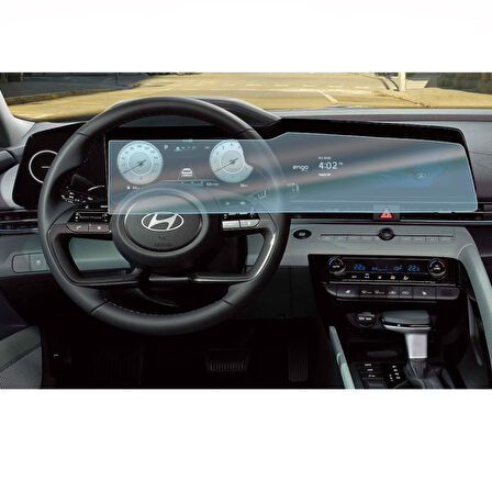 Hyundai Elantra Ekran Koruyucu Dijital Gösterge Multimedya