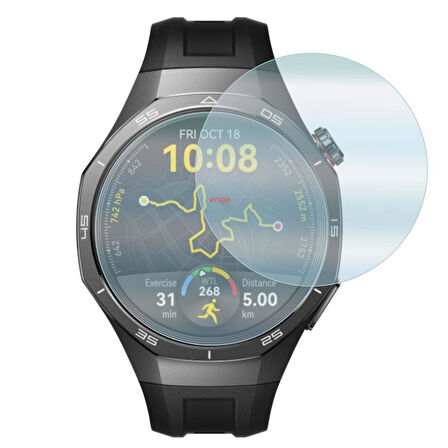 Huawei Watch GT 5 Pro 46mm Ekran Koruyucu Nano Şeffaf 2 Adet