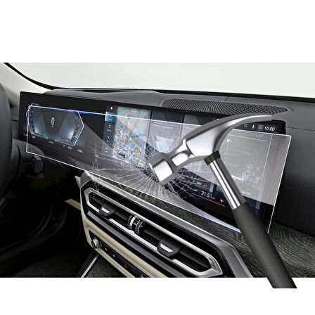 BMW i4 M50 Ekran Koruyucu Şeffaf Nano Tam Kaplama Tek Parça